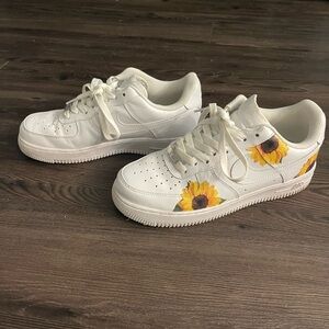 Sunflower Nike Air Forces